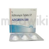 अज़िग्रीन 500mg टैबलेट