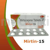 मर्टाइन 15एमजी टैबलेट 10एस