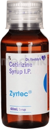 ज़िरटेक सिरप 60मिली