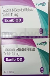 एक्सनिब ओडी 11एमजी टैबलेट ईआर 15एस