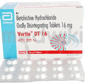 वर्टीन 16mg टैबलेट डीटी 15s