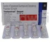 टेस्टोविरोन डिपो 100 इंजेक्शन
