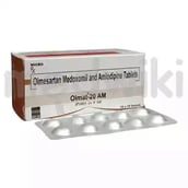 ओलमैट एएम 20mg/5mg टैबलेट 10s