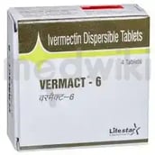 वर्माक्ट 6mg टैबलेट 4s