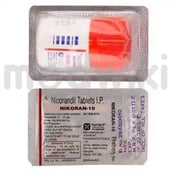 निकोरान 10एमजी टैबलेट 20एस