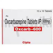 ऑक्सकार्ब 600mg टैबलेट 10एस