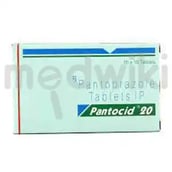 पैंटोसिड 20 टैबलेट 15s