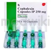 फेक्सिन 250 मिलीग्राम कैप्सूल 10एस