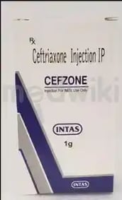 सैफज़ोन 1000mg इन्जेक्शन