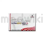 सुप्राबेन्ज़ प्लस 0.5एमजी/10एमजी टैबलेट 10एस
