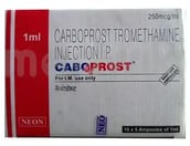 कैबोप्रोस्ट 250एमसीजी इंजेक्शन 1मिली