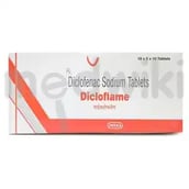 डिक्लोफ्लैम 50एमजी टैबलेट
