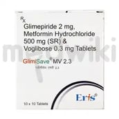 ग्लिमिसेव एमवी 2.3 टैबलेट एसआर 10एस