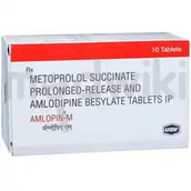 अमलोपिन एम 5एमजी/50एमजी टैबलेट पीआर 10एस