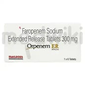 ओर्पेनेम 300 mg टैबलेट ईआर 6s