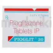 पायोग्लिट 30 टैबलेट