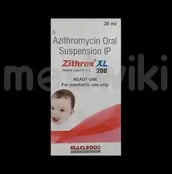 ज़िथ्रोक्स एक्सएल 100mg/5ml ड्राय सिरप