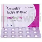 एटोरसेव 40 टैबलेट 15एस