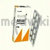 एटीवैन 1mg टैबलेट (1*30)