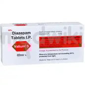 वैलियम 5मिलीग्राम टैबलेट 10एस