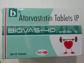 बायोवास 40mg टैबलेट