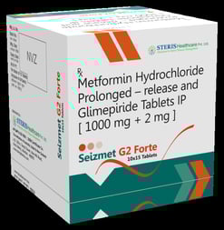 सेइजमेट जी 2mg/1000mg फोर्टे टैबलेट 15s के बा