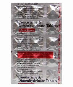 Vertizac 20mg/40mg Tablet 15s