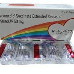 मेटोपिल 50एमजी टैबलेट 10s