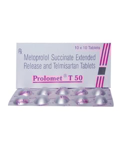 प्रोलोमेट टी 40mg/50mg टैबलेट ईआर 10s के बा