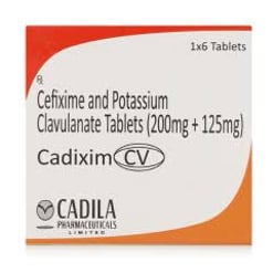 Cadixim CV 200 mg/125 mg Tablet