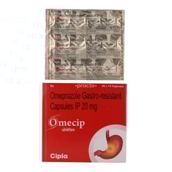 ओमेसिप 20 मिलीग्राम कैप्सूल 15s के बा
