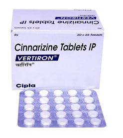 Vertiron 25mg Tablet 25s