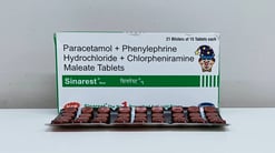 Sinarest New 2mg/500mg/10mg Tablet 15s