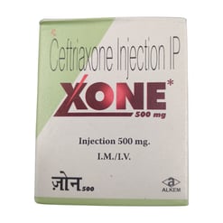 ज़ोन 500 मिलीग्राम इंजेक्शन के बा