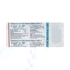 वेलोल 50 मिलीग्राम टैबलेट एक्सएल 10s के बा