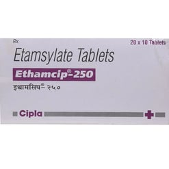 एथमसिप 250 मिलीग्राम टैबलेट 10s के बा