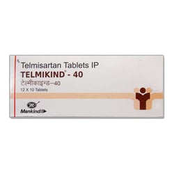 टेलमीकिंड 40mg टैबलेट 10s के बा