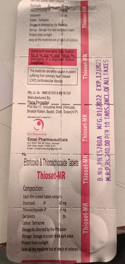 Thioset MR Tablet 10s