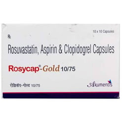 Rosycap-Gold 10mg/75mg Capsule 10s