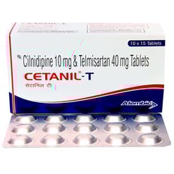 सीटनिल टी 10mg/40mg गोली 15s के बा