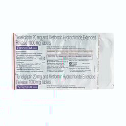 टेनेज़ा एम 1000mg/20mg टैबलेट ईआर 15s