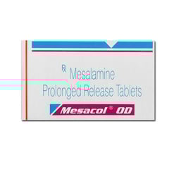 मेसाकोल ओडी 1200 मिलीग्राम टैबलेट पीआर 15s के बा