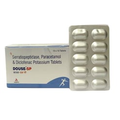 एसपी 50 मिलीग्राम/500 मिलीग्राम/15 मिलीग्राम गोली के डौस करीं