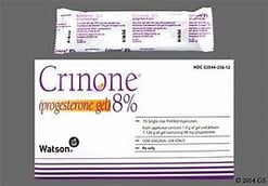 क्रिनोन 8% योनि जेल 1.125gm के बा