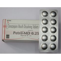 पेट्रिल-एमडी 0.25mg टैबलेट 10s के बा