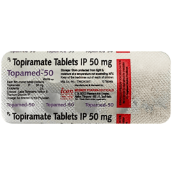 Topamed 50mg Tablet 10s