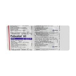 फेबुस्टैट 80 टैबलेट 10s के बा