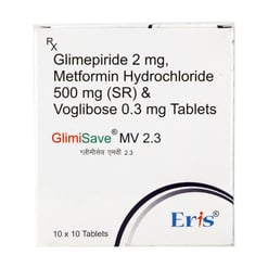 Glimisave MV 2.3mg Tablet SR 15s