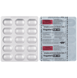 योगटेल-एएम 40 मिलीग्राम/5 मिलीग्राम गोली बा