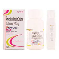 फ्लेमिक्लाव किड 200 मिलीग्राम/28.5 मिलीग्राम ड्राई सिरप 30 मिलीलीटर के बा